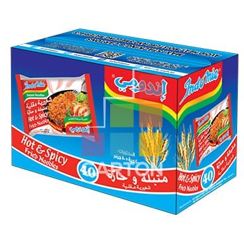 INDOMIE NOODLES ECONOMY (HOT AND SPICY) 40*75GM